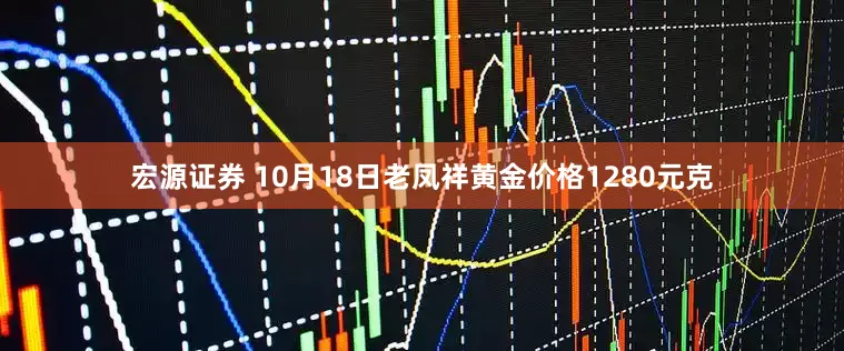 宏源证券 10月18日老凤祥黄金价格1280元克
